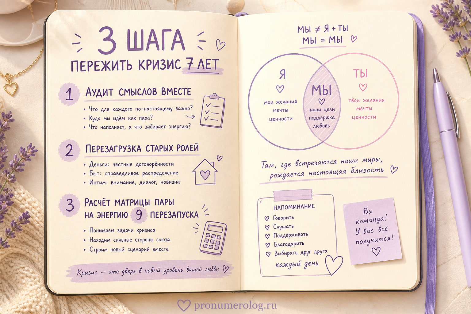 Чек-лист: признаки кризиса 7 лет