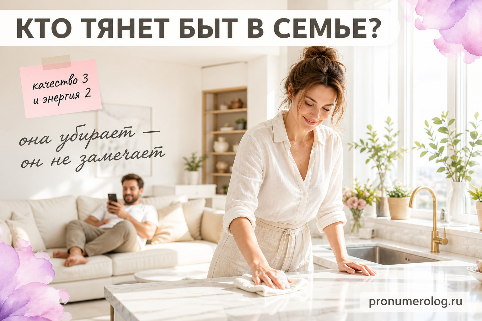 Кто в семье тянет весь быт