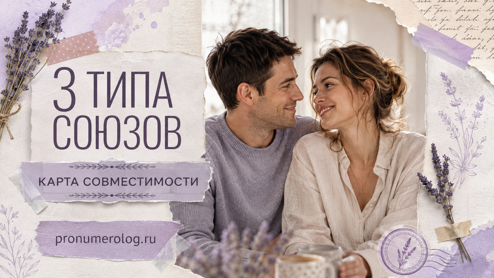 3 типа союзов по дате рождения: психология совместимости