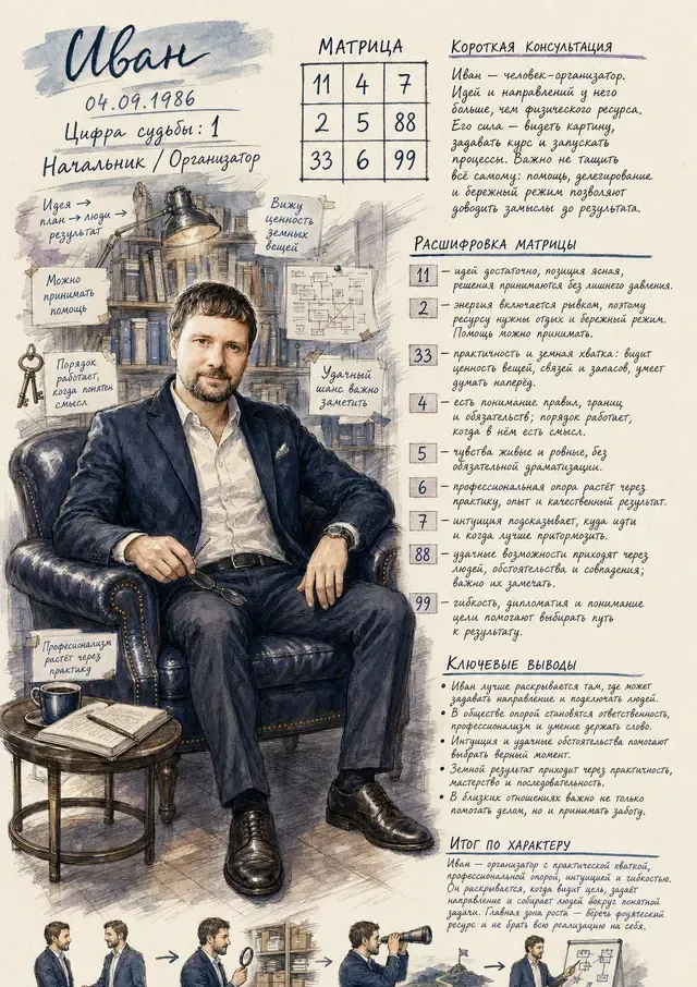 Персональный постер Ивана