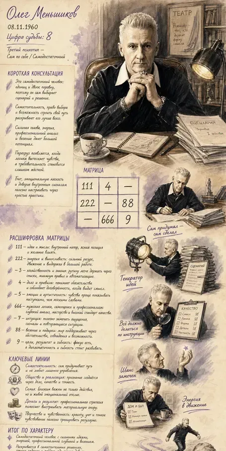 Постер: Олег Меньшиков
